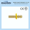 Reusable Braided Hose Brass Inverted Flare Male Swivel Push-on Barb Pipe Fittings